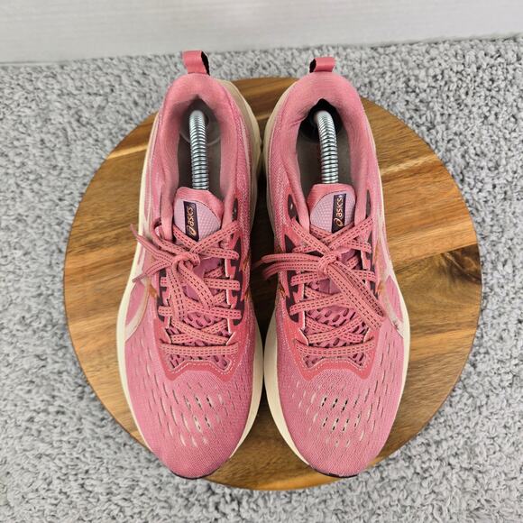 Asics Novablast 2 Smoke Rose Pure Bronze Athletic Gym Road Running Shoe Womens 9 - Picture 5 of 13